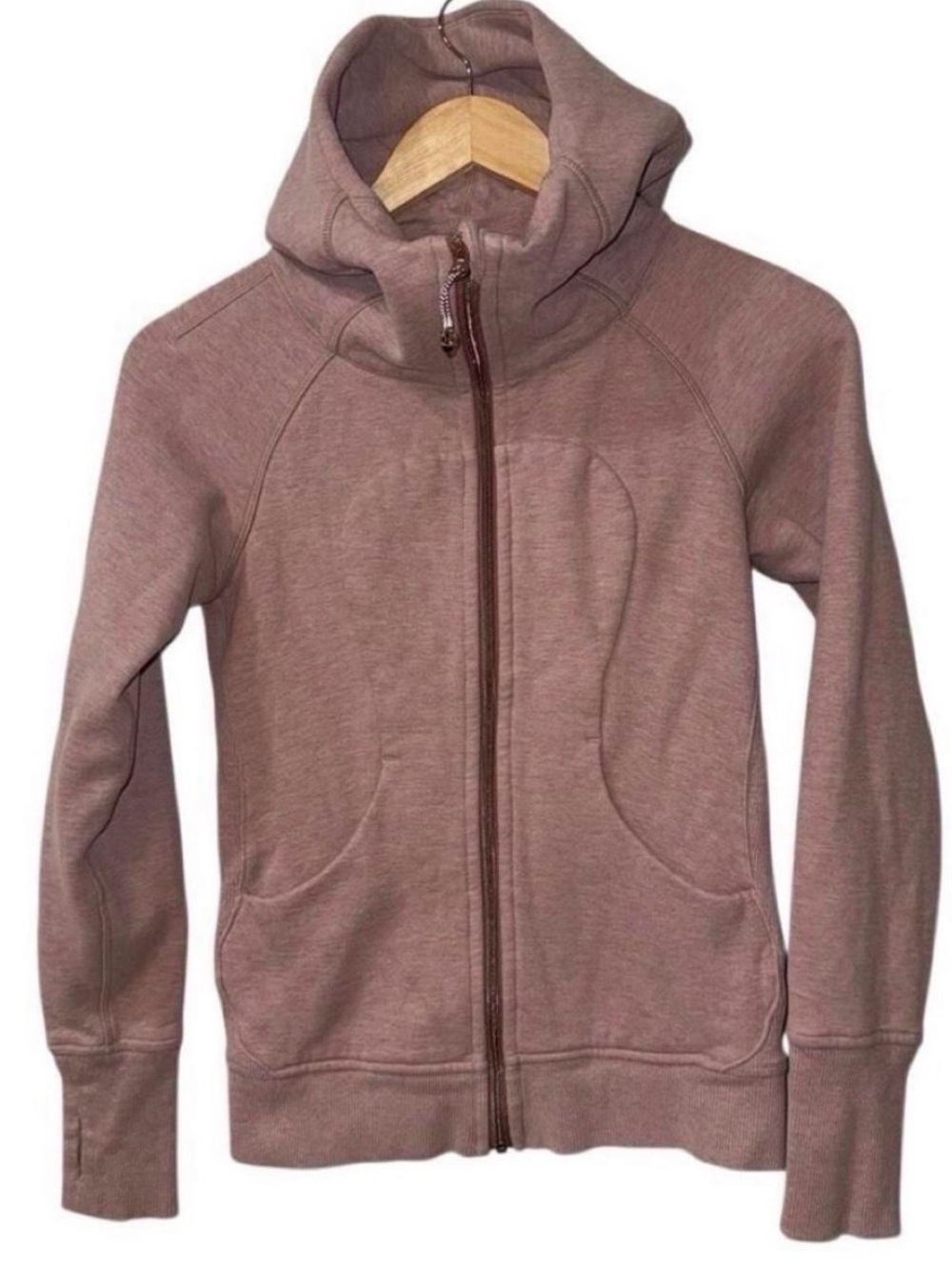 lululemon athletica Dusty Mauve Full-Zip Hoodie